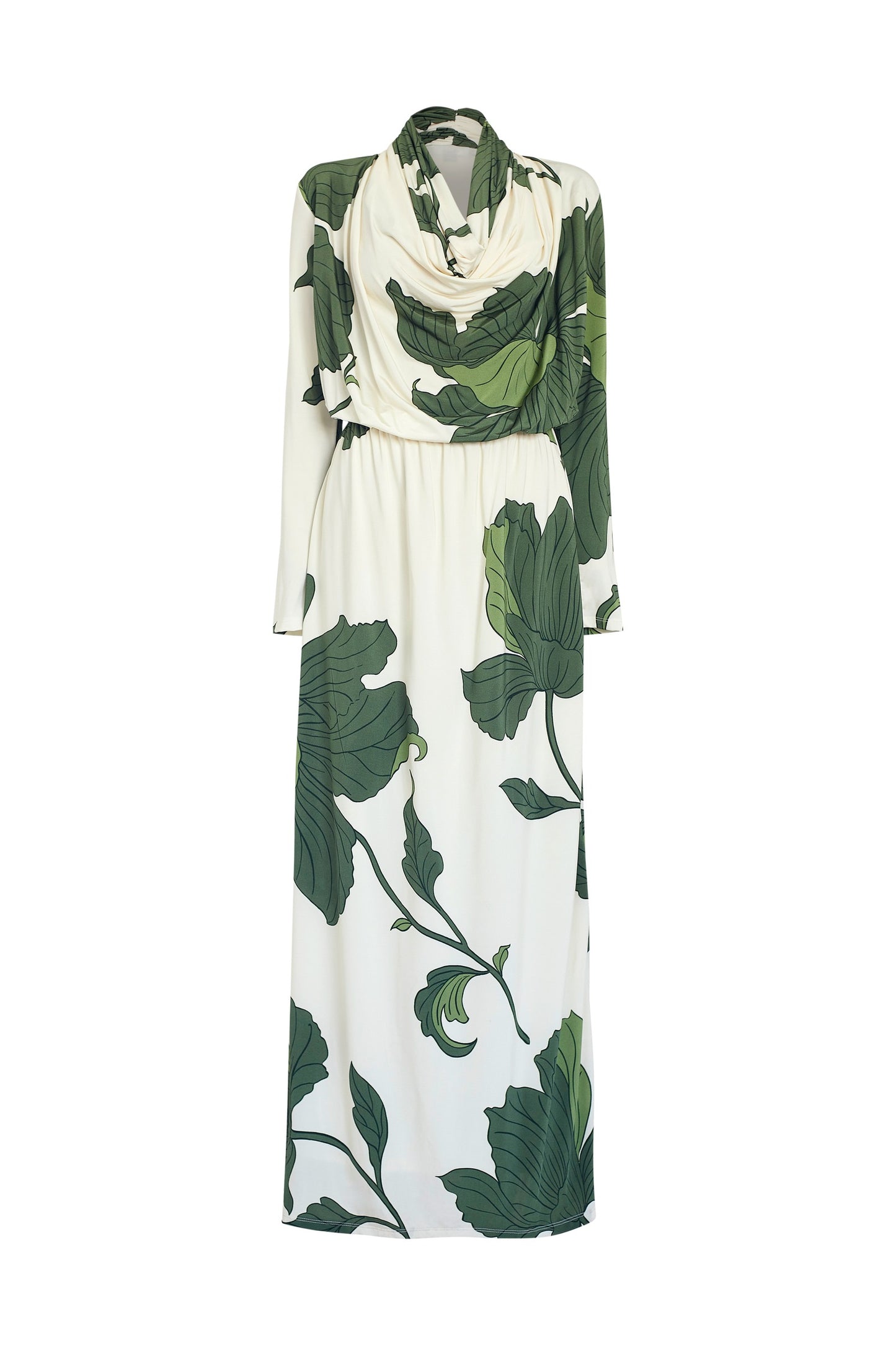 LUCCA NATURAL GREEN DRESS