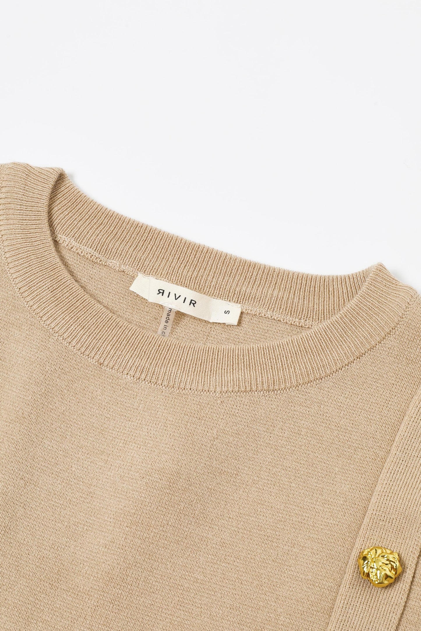 BELLARA MIXED MEDIA LONG SLEEVE TOP