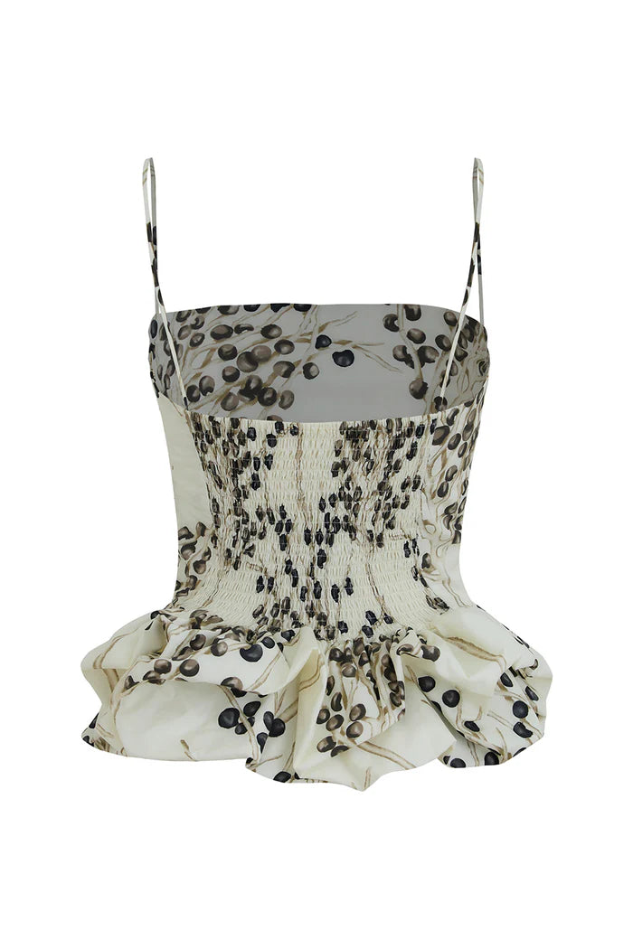 MAIA BLACK NATURAL CROP TOP