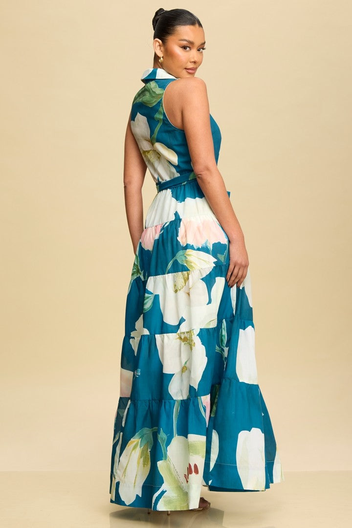 DAHLIA SHIRT MAXI DRESS