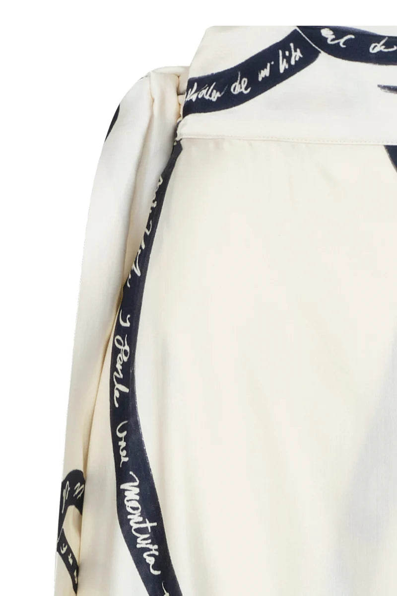 FALDA GALA IVORY NAVY