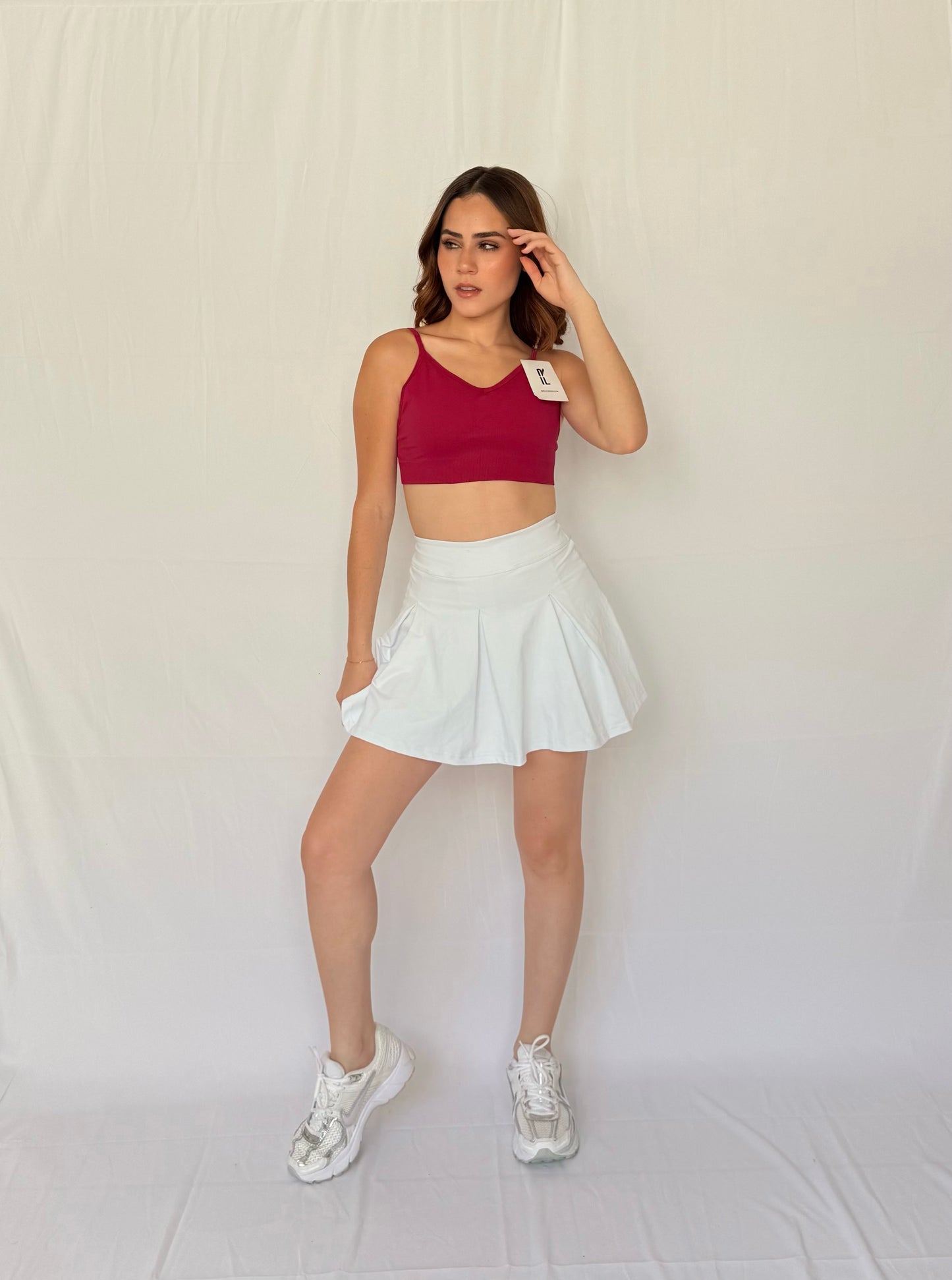 FALDA BLANCO SPORT PILATES