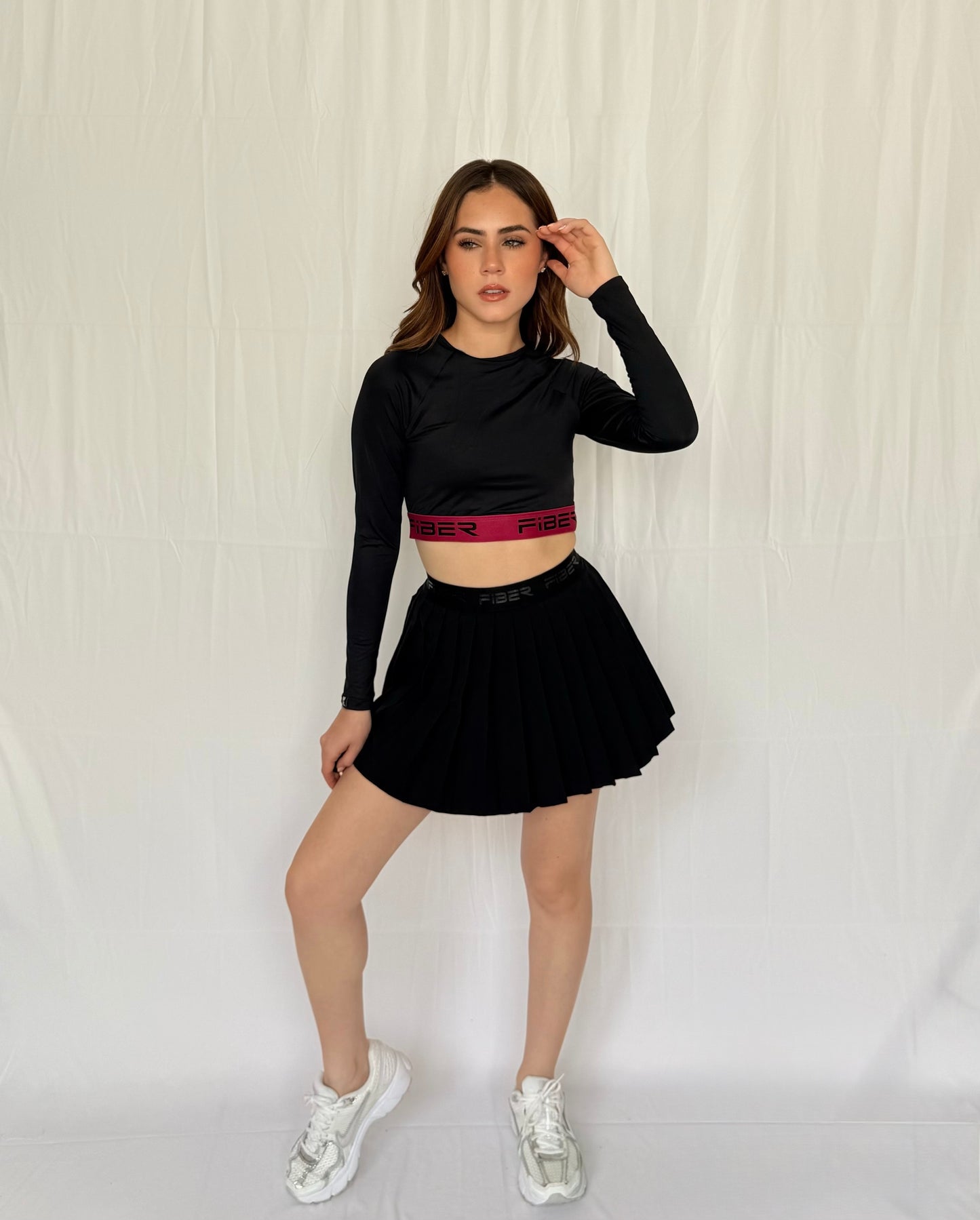 FALDA PLISADA BRANDED NEGRO ETEREA