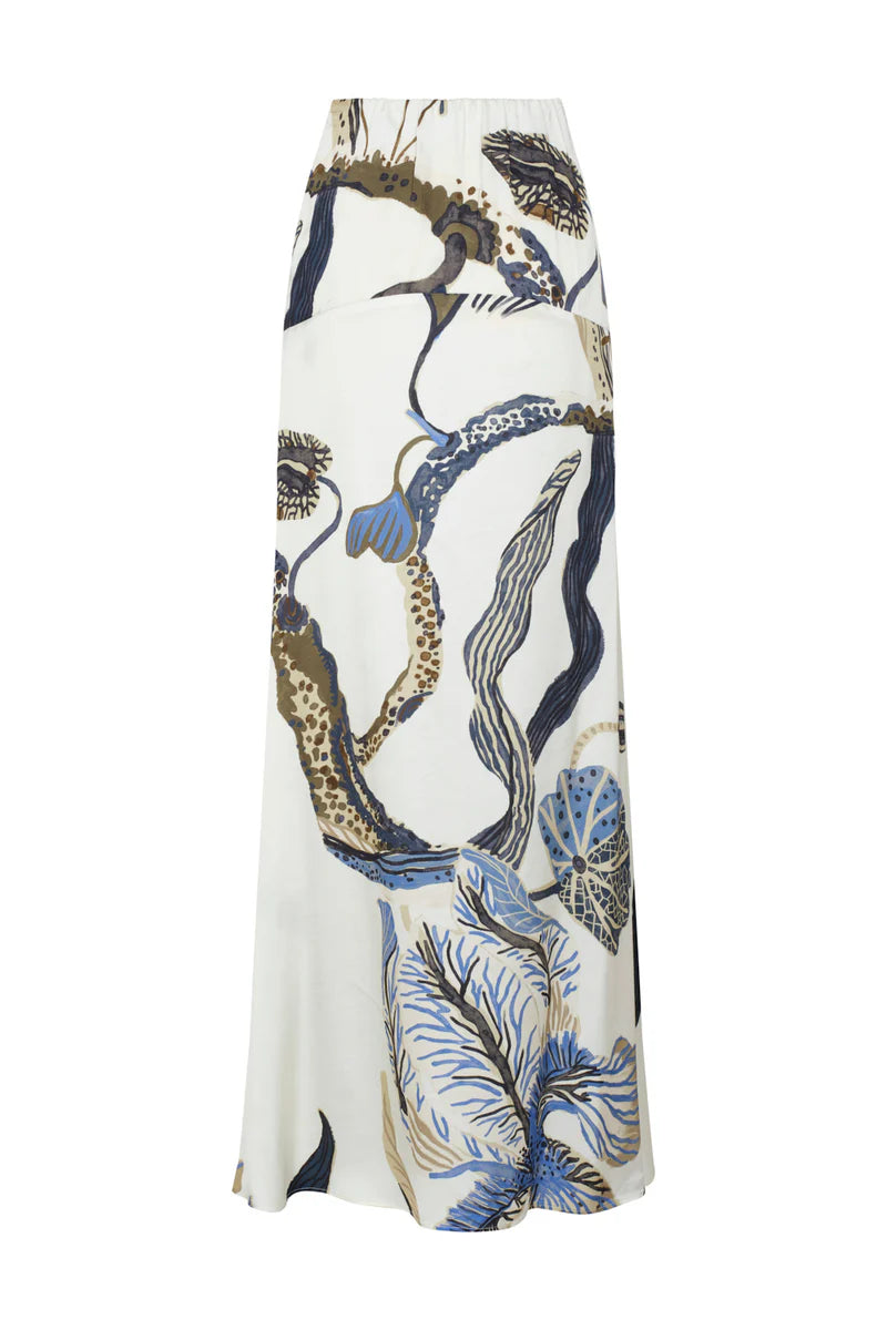 FALDA SOLÉNE IVORY BLUE