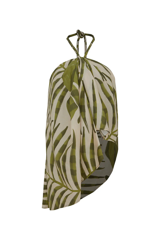 BLUSA ONDA DORATA PISTACHO