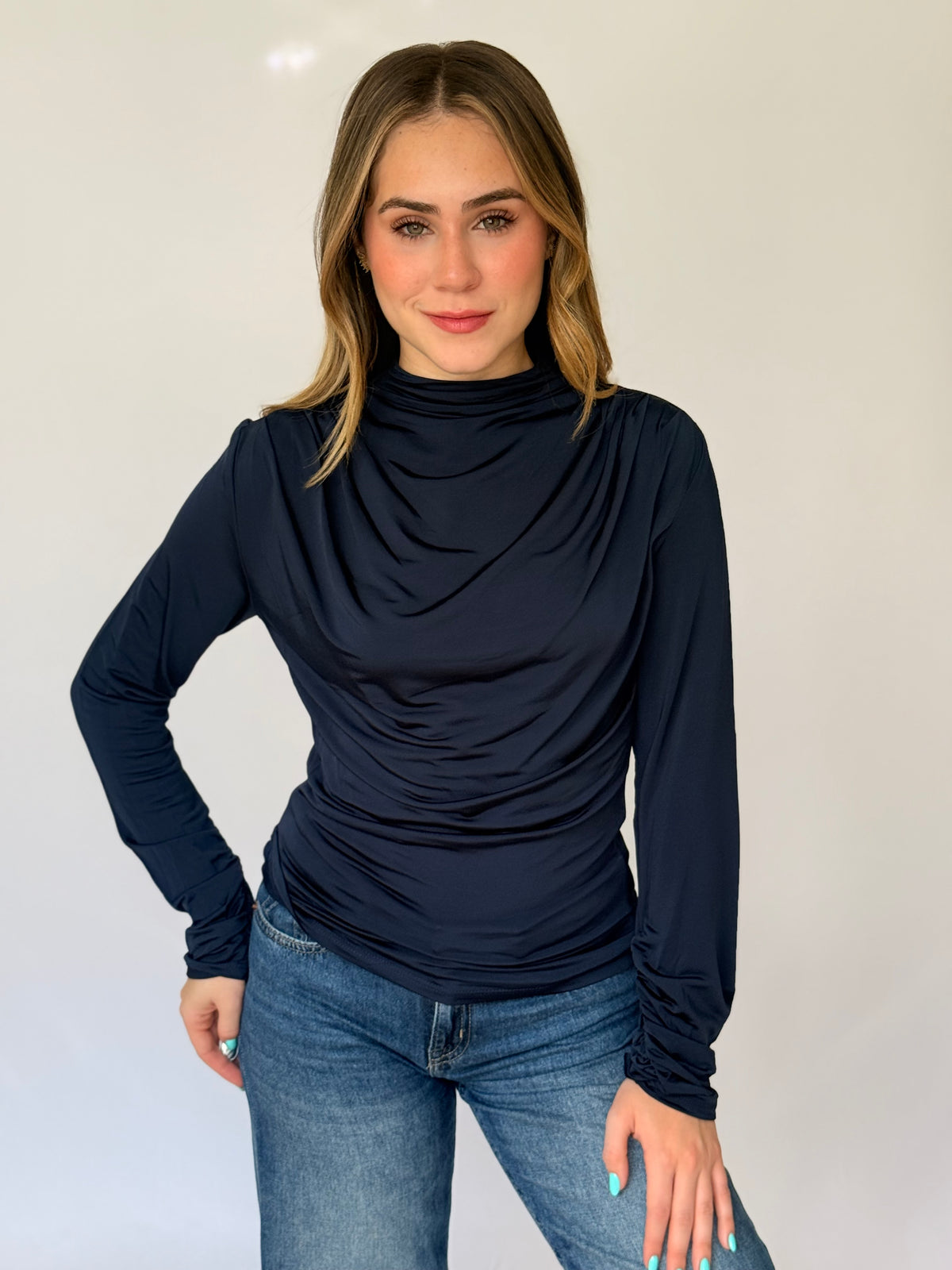 BLUSA LOTO AZUL NAVY