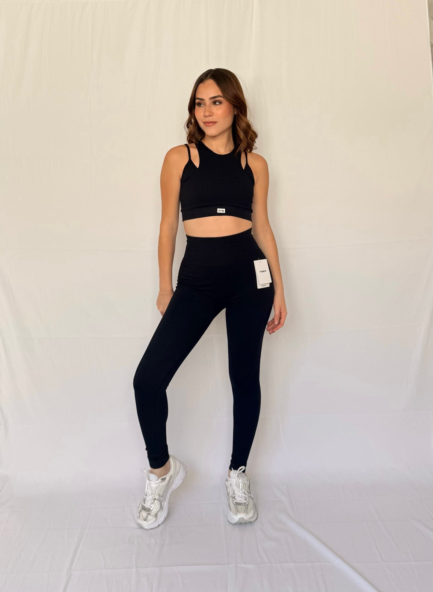 LEGGINGS SEAMLESS NEGRO AURORA