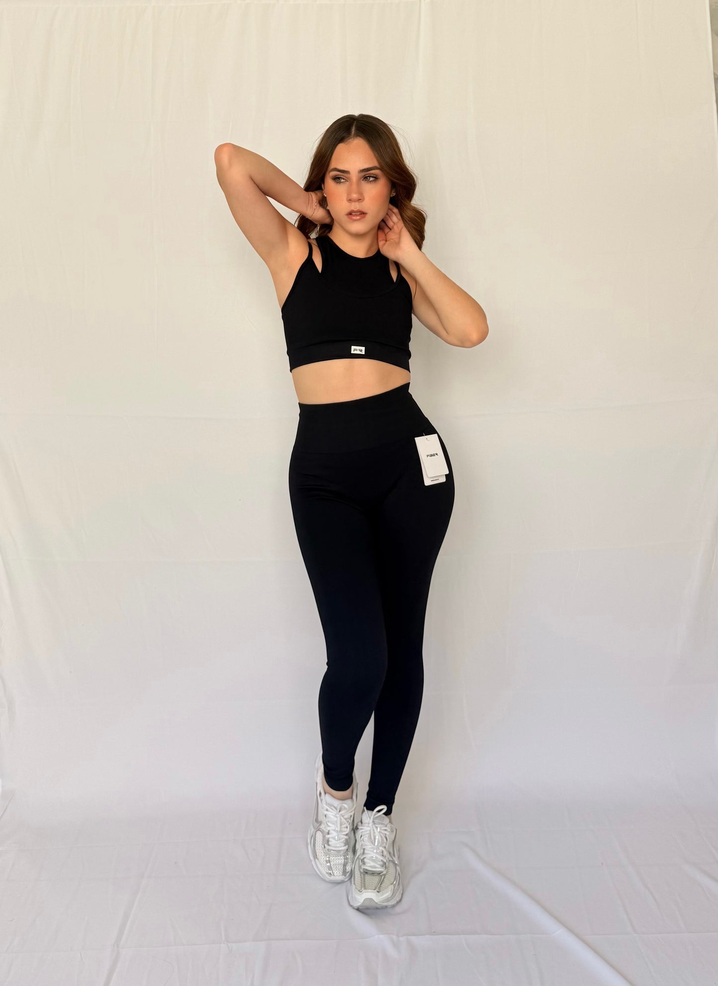 LEGGINGS SEAMLESS NEGRO AURORA