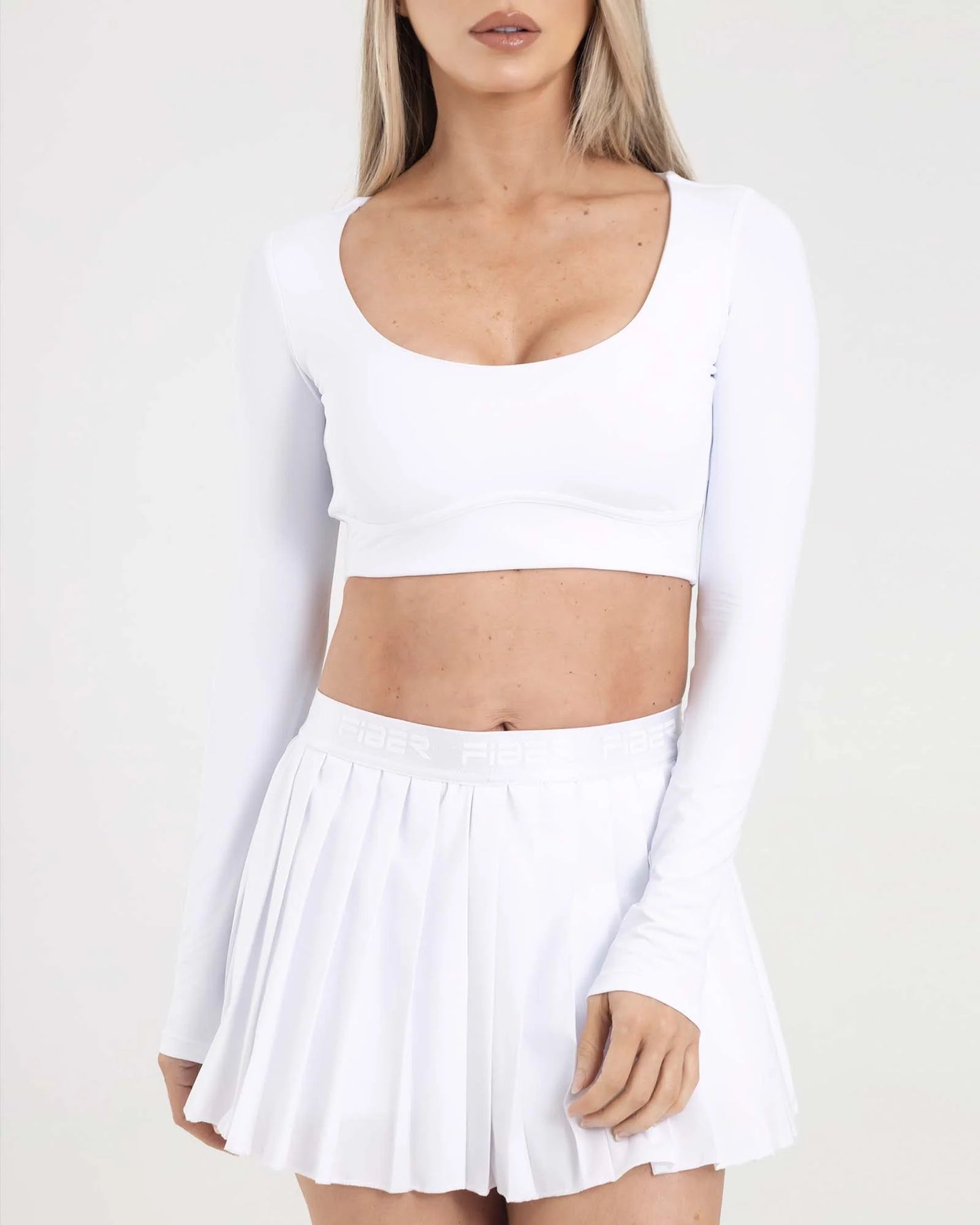 TOP MANGA LARGA BLANCO ETEREA