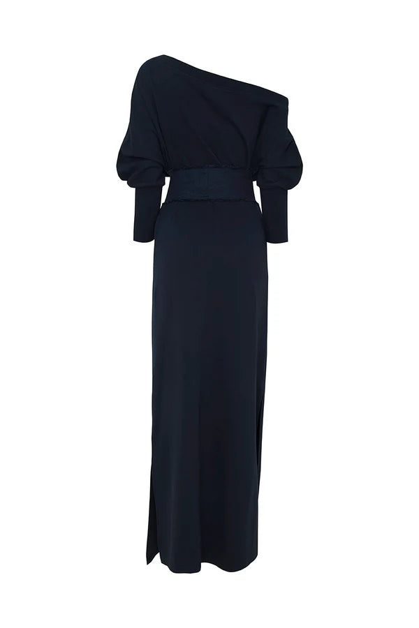 LUNA DI POSITANO NAVY BLUE DRESS
