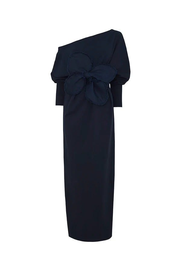 LUNA DI POSITANO NAVY BLUE DRESS