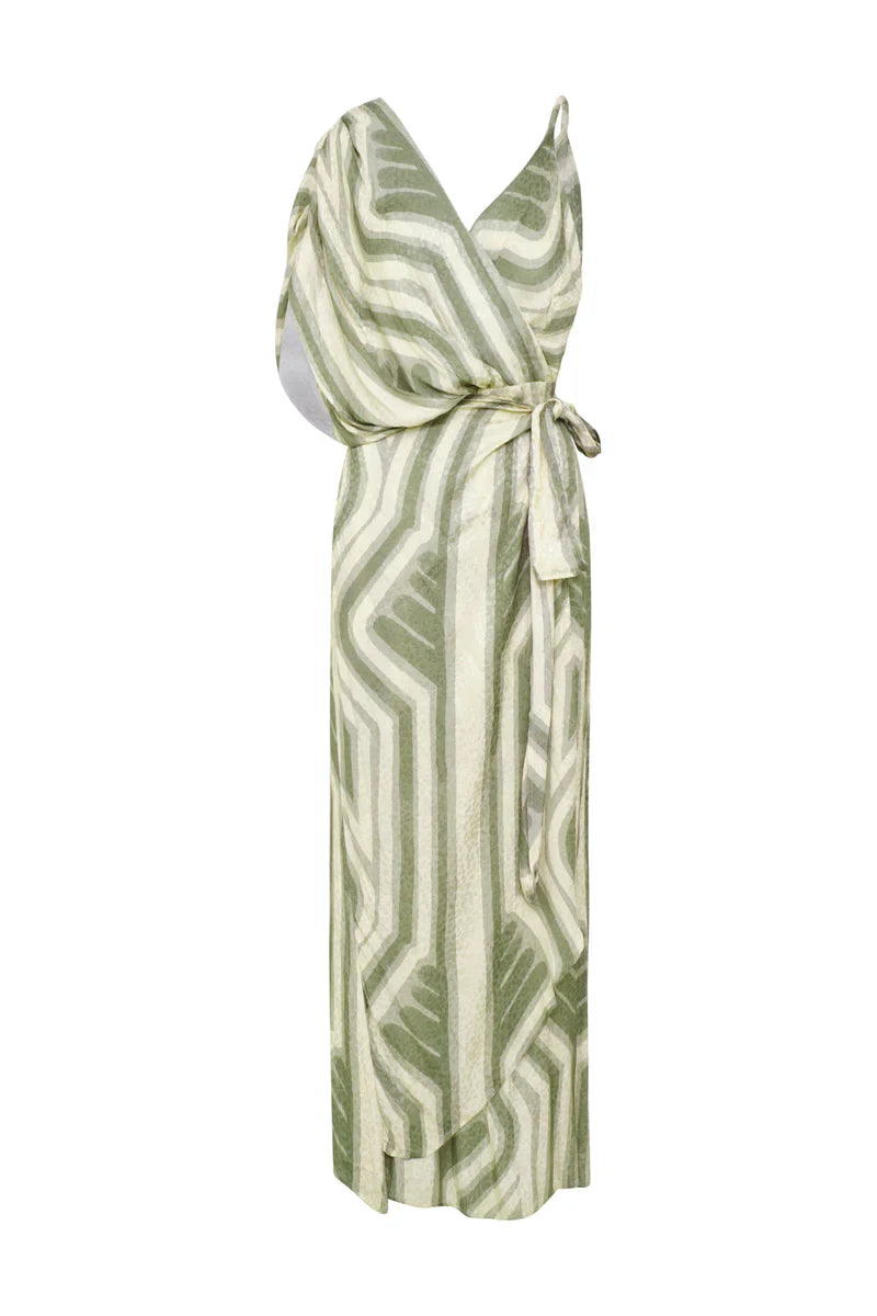 VESTIDO NAIRA VERDE SAGE