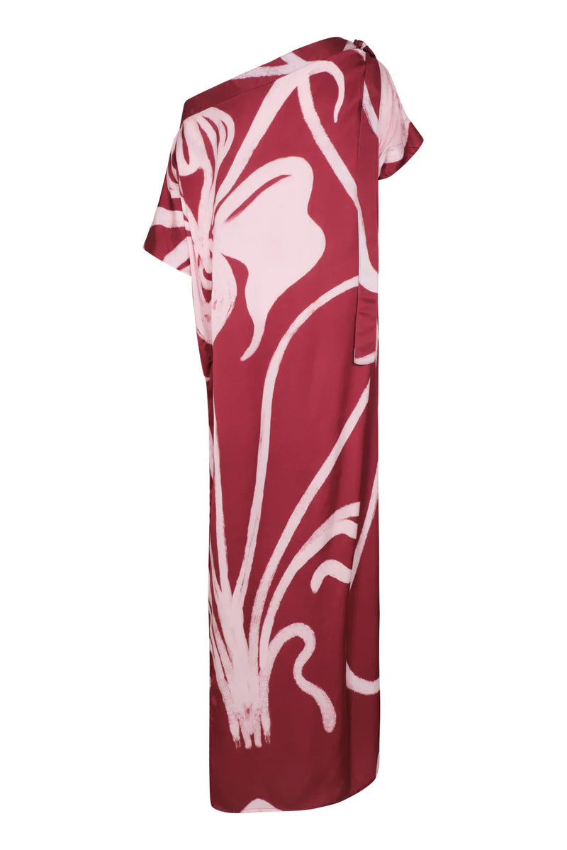 VESTIDO JÉTE BURGUNDY PINK