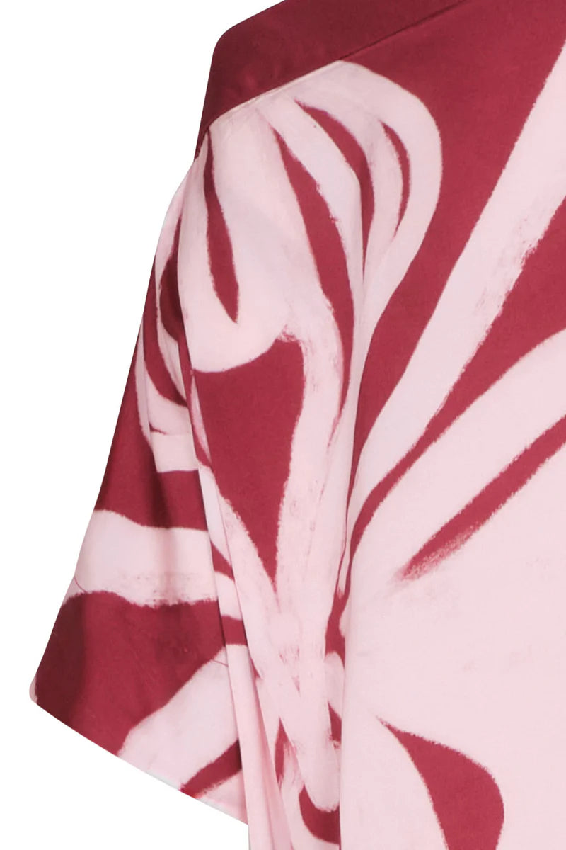 VESTIDO JÉTE BURGUNDY PINK