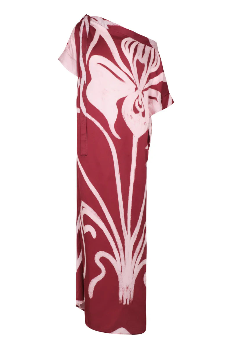 VESTIDO JÉTE BURGUNDY PINK
