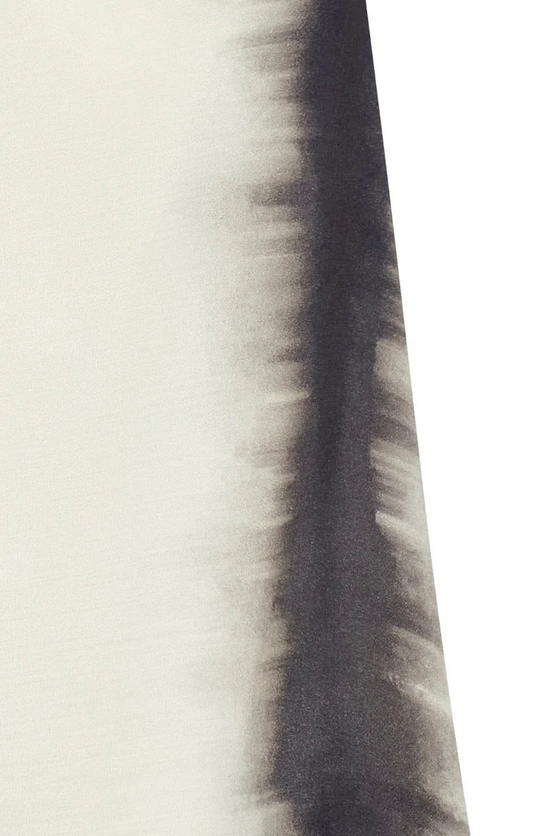 BLUSA NOCHE DE LIRIOS IVORY-NEGRO