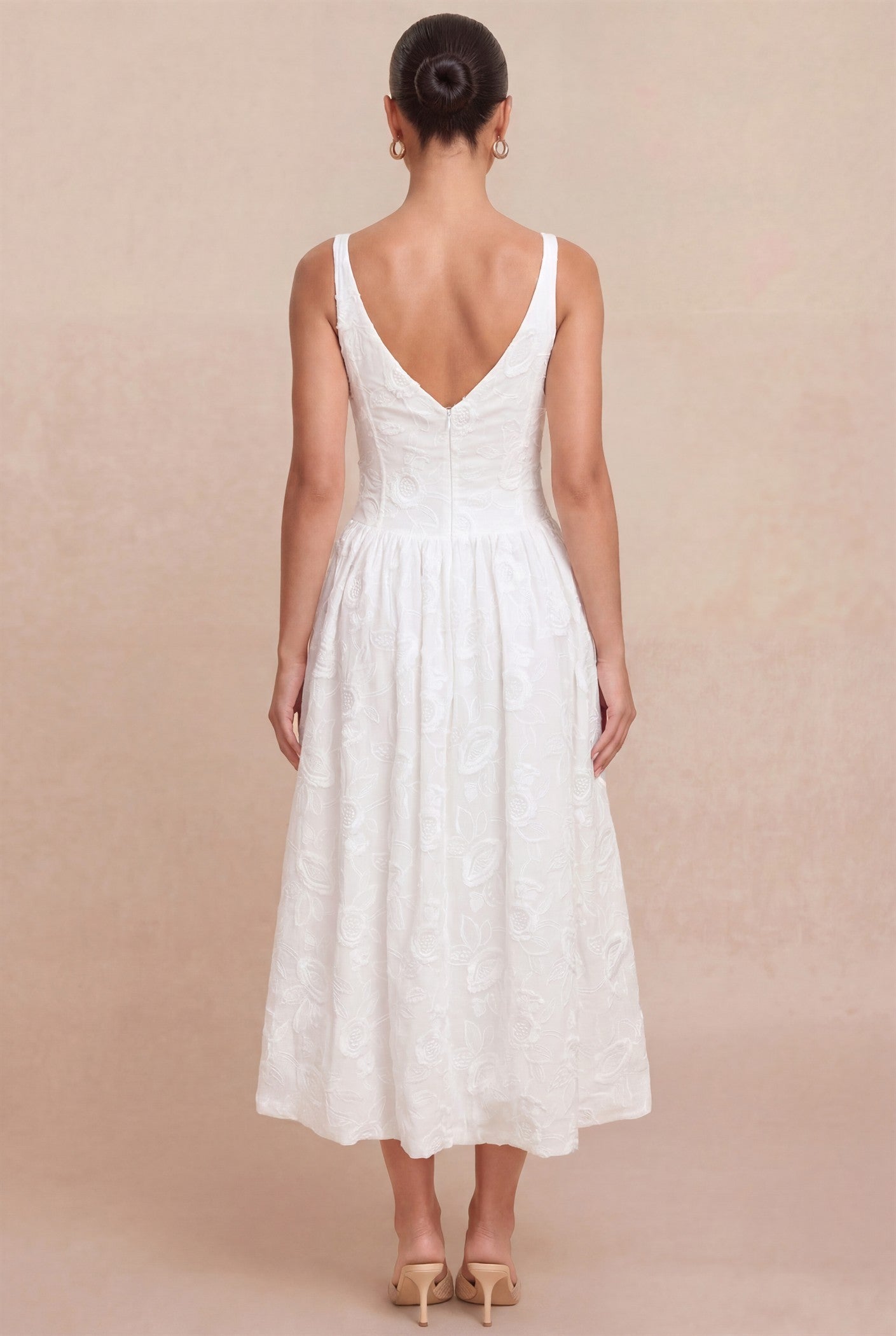 BOTANICAL MIDI DRESS