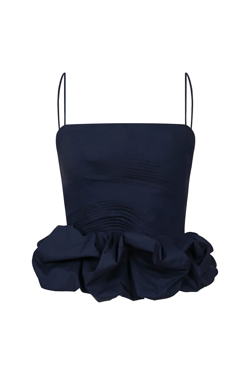 CROP TOP NEW MAIA AZUL NAVY