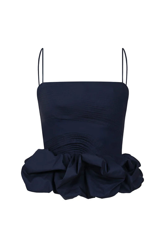 CROP TOP NEW MAIA AZUL NAVY