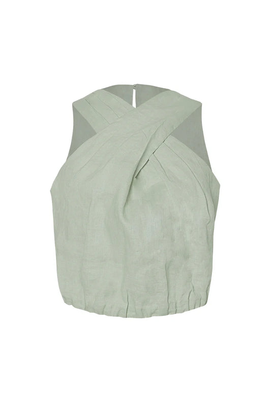 CROP TOP VEREDA SAGE