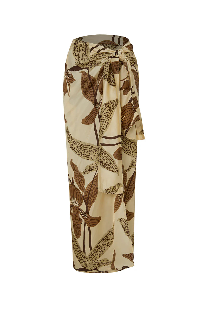 SAMOA IVORY COFFEE SKIRT