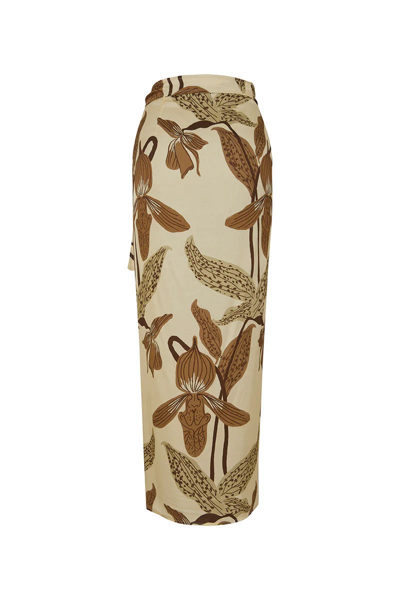 SAMOA IVORY COFFEE SKIRT