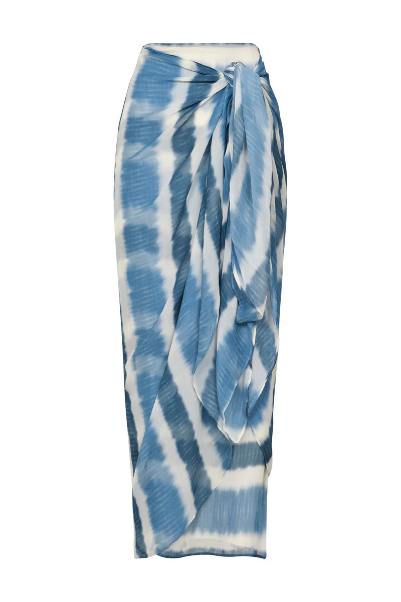SKY KOWLOON NATURAL INDIGO SKIRT