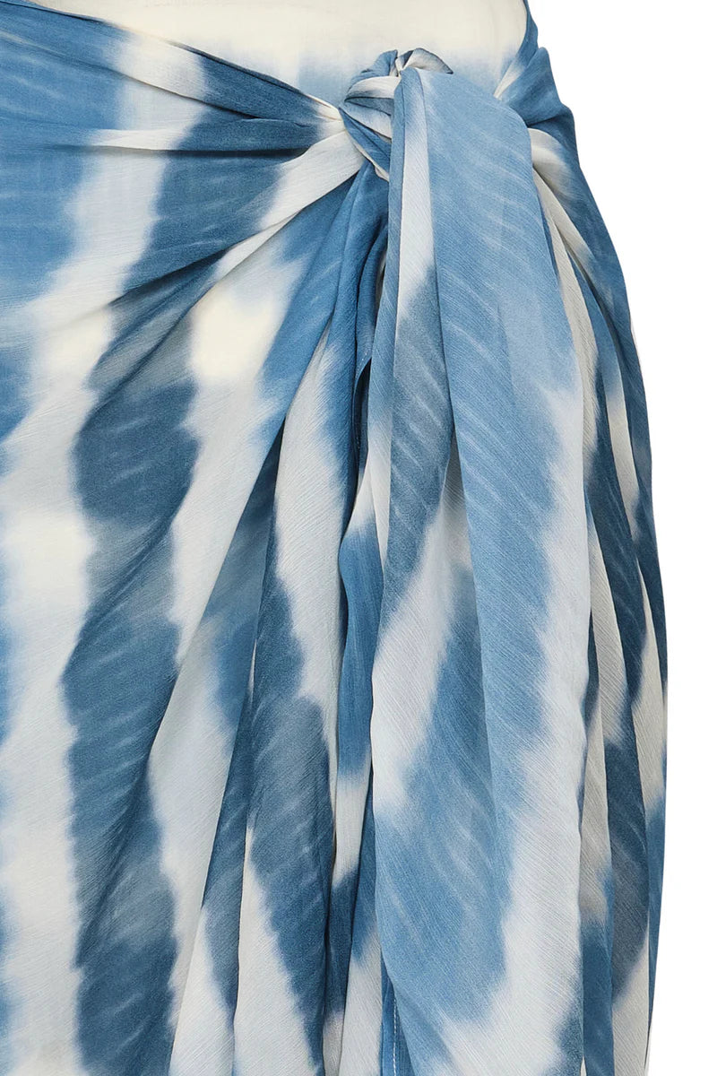 SKY KOWLOON NATURAL INDIGO SKIRT