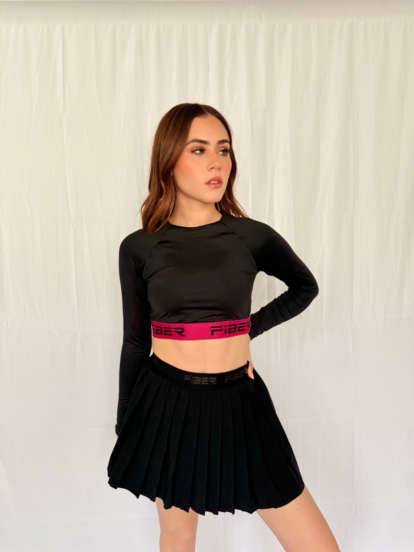 FALDA PLISADA BRANDED NEGRO ETEREA