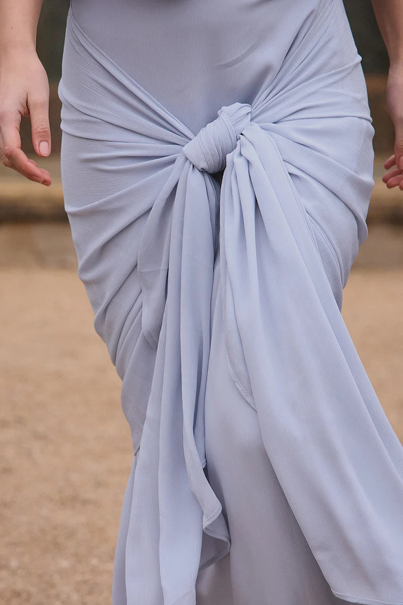 SKY KOWLOON DUSTY BLUE SKIRT