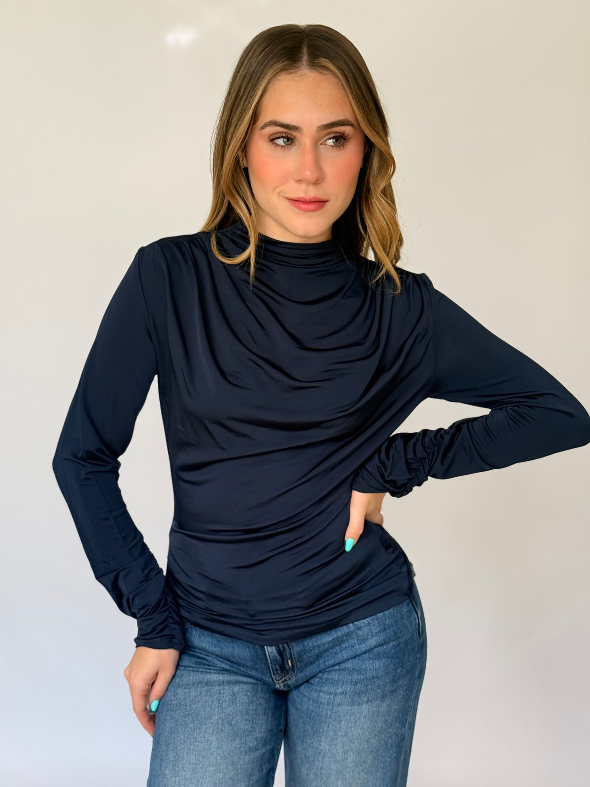 BLUSA LOTO AZUL NAVY