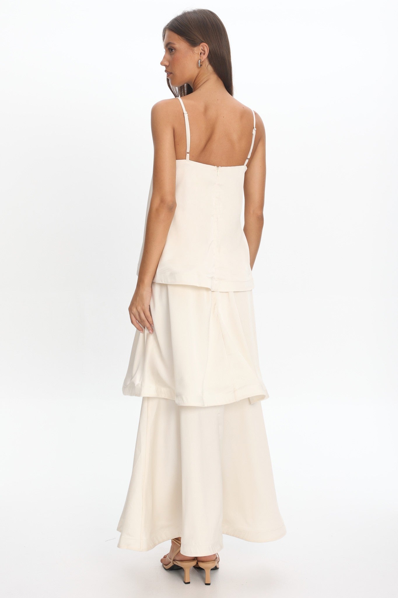 LAYERED FLOWY MAXI DRESS