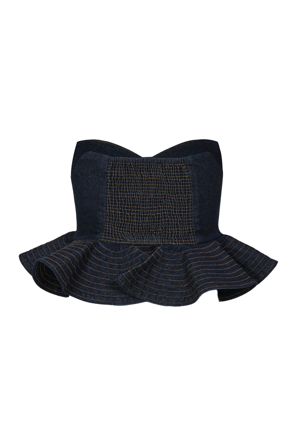 CROP TOP NEW DEL MAR AZUL INDIGO