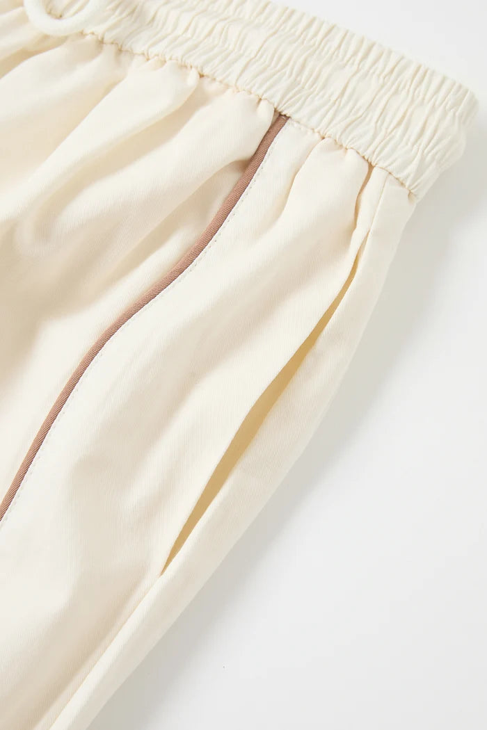 Balloon Pants With Piping